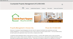 Desktop Screenshot of countywidepropertymanagement.com